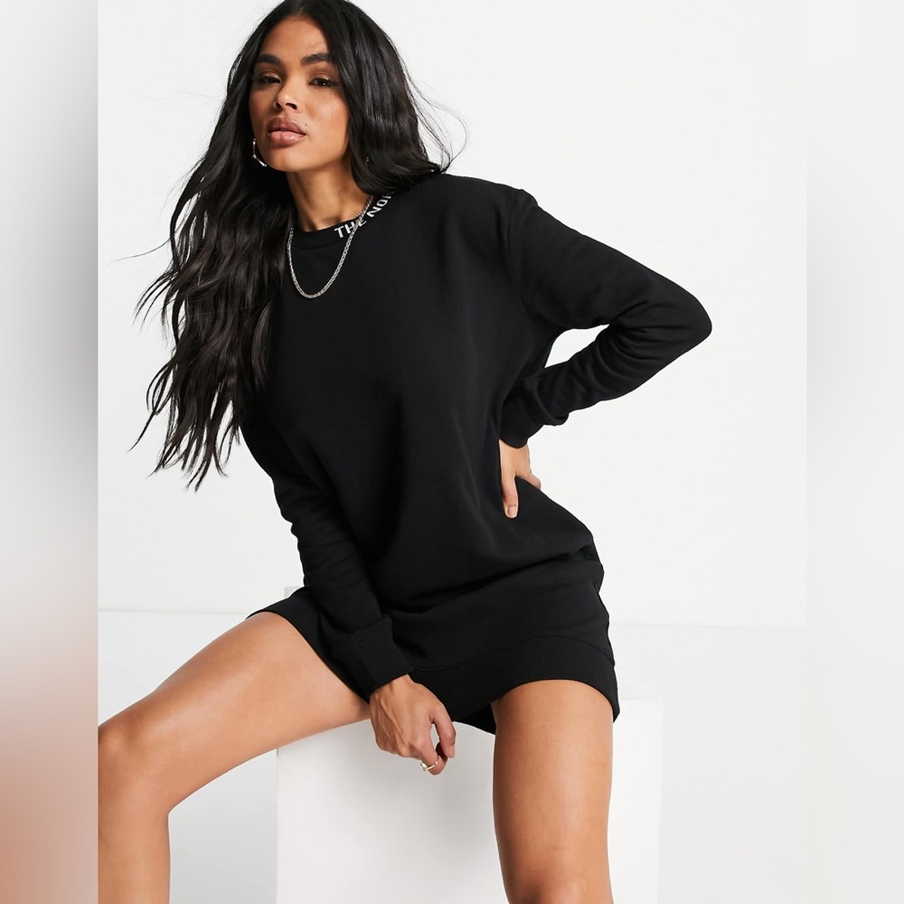 The North Face Zumu jumper dress in black, XS